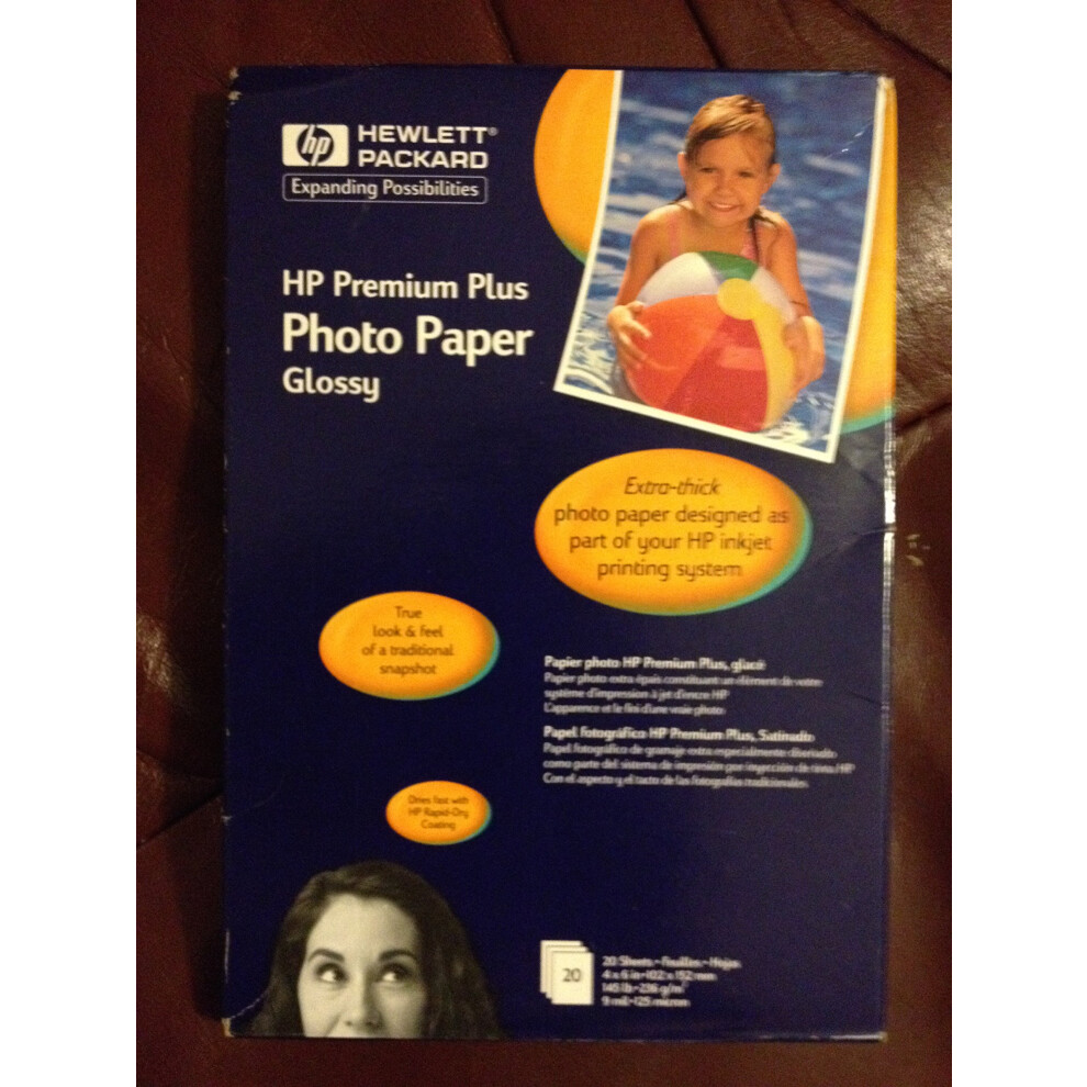 Hewlett Packard C6944A Premium Plus Glossy Photo Paper