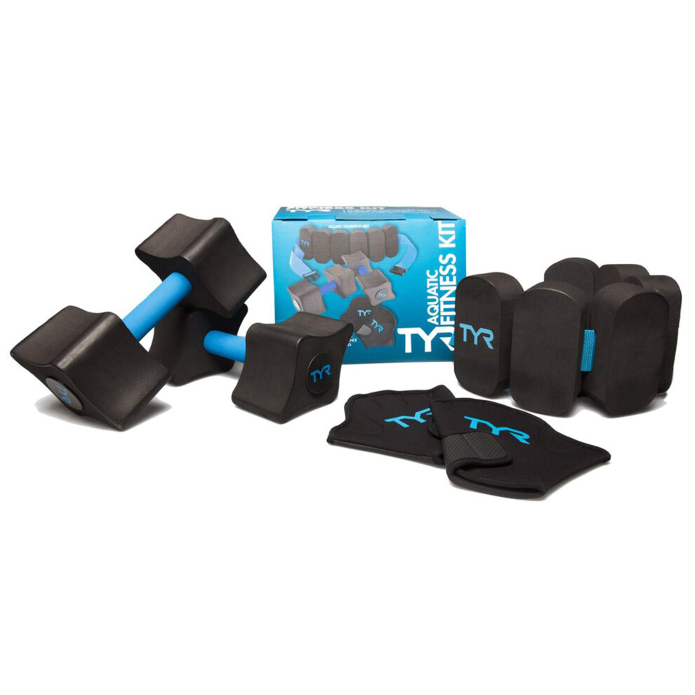 TYR Aquatic Fitness Kit  Black/Blue