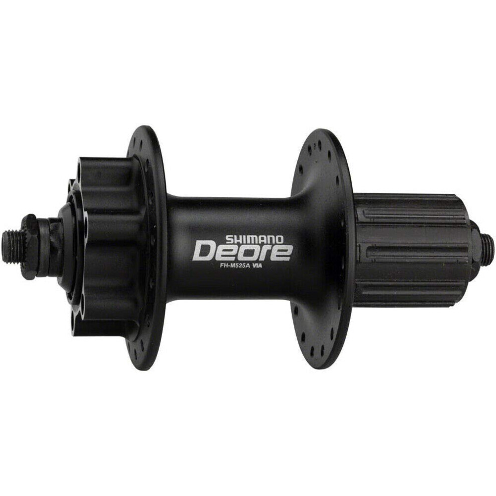 SHIMANO Deore FH-M525A 32h 10-Speed 6-Bolt Disc Rear Hub Black