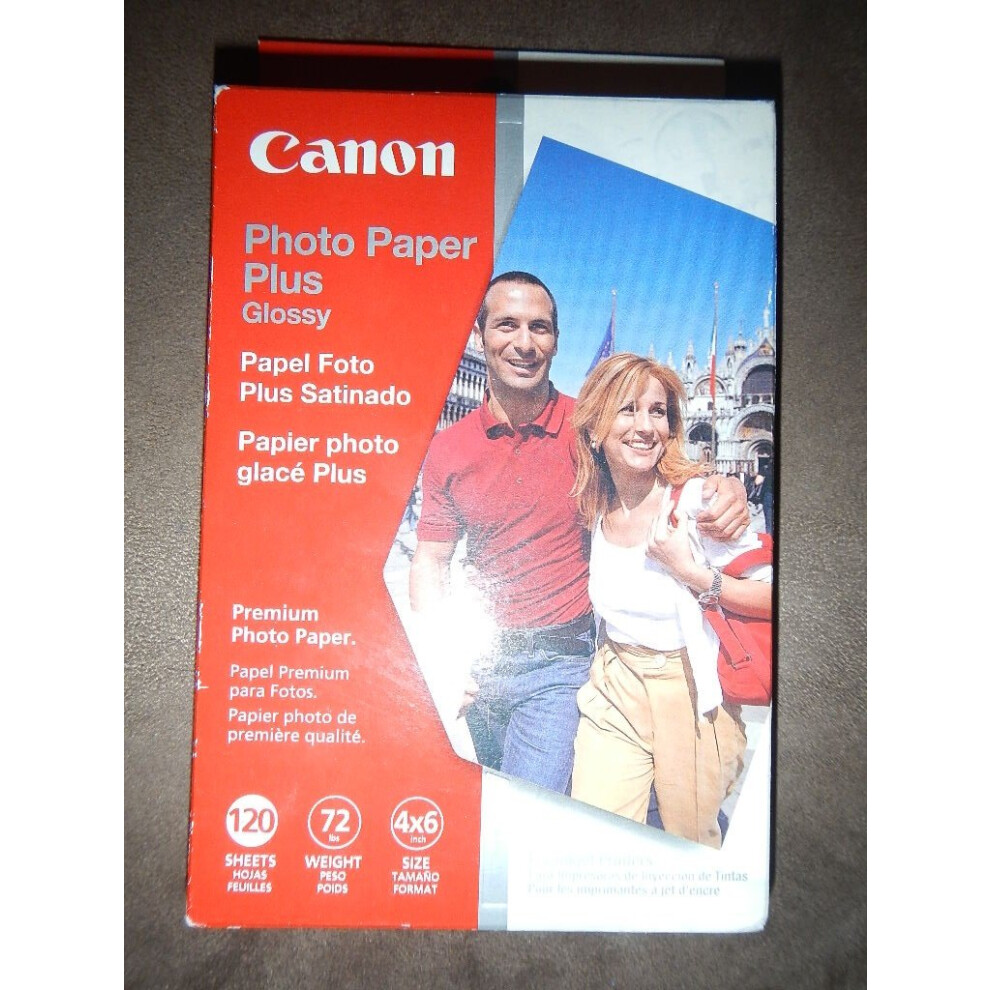 Canon PP-101 4x6 Photo Paper Plus Glossy  120 Sheets