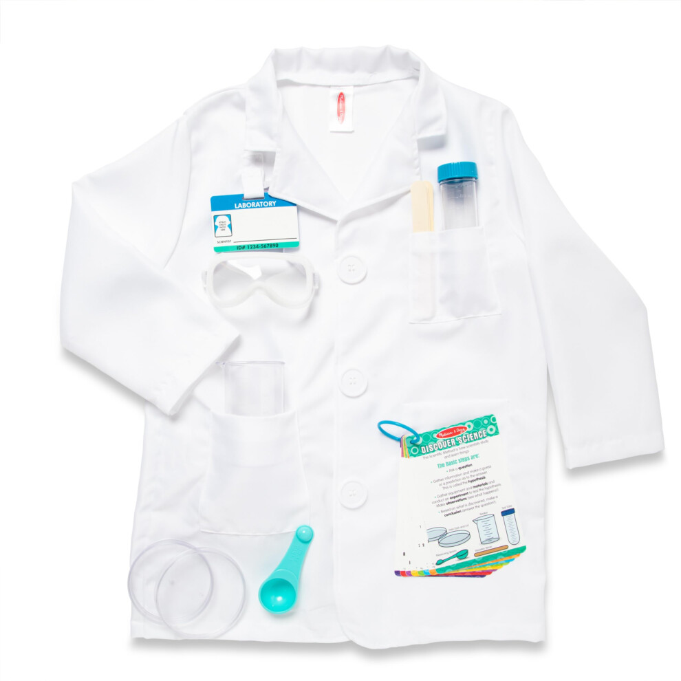 Melissa & Doug Scientist Role Play Costume Set (X pcs) - Lab Coat  Gog