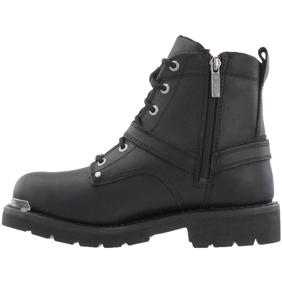 HARLEY-DAVIDSON FOOTWEAR Women's Becky Motorcycle Boot  Black  8.5