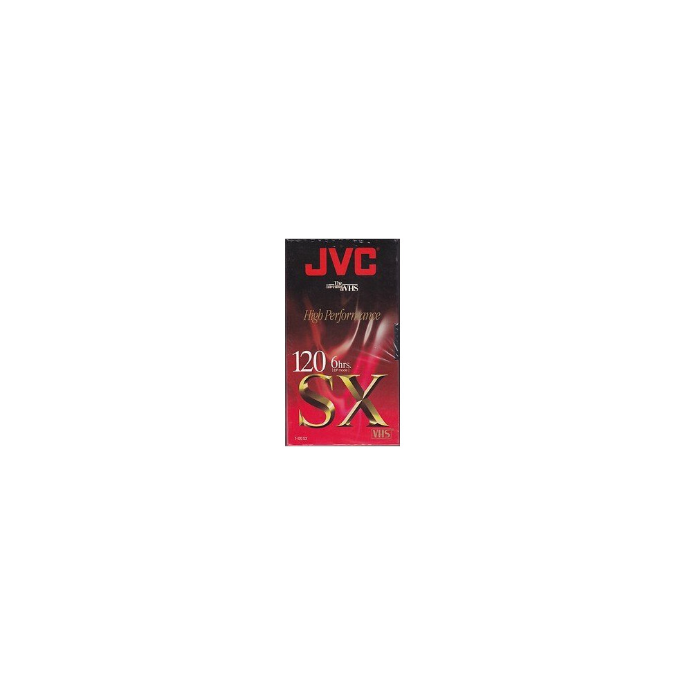 JVC T-120 SX 6 Hour VHS Cassette Tape - Blank - 4 pack