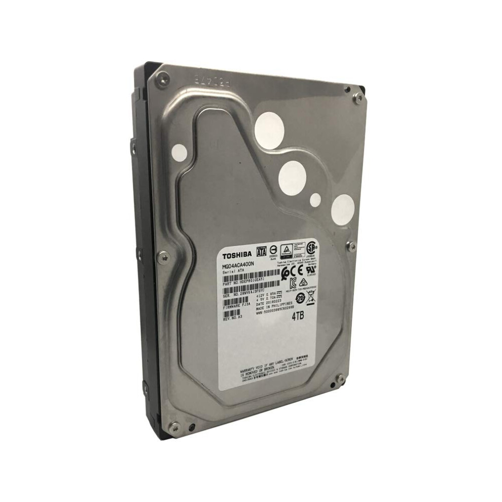 Toshiba 4TB 3.5"" SATA 6Gb/s 7200 RPM 128M Enterprise Hard Drive - MG0