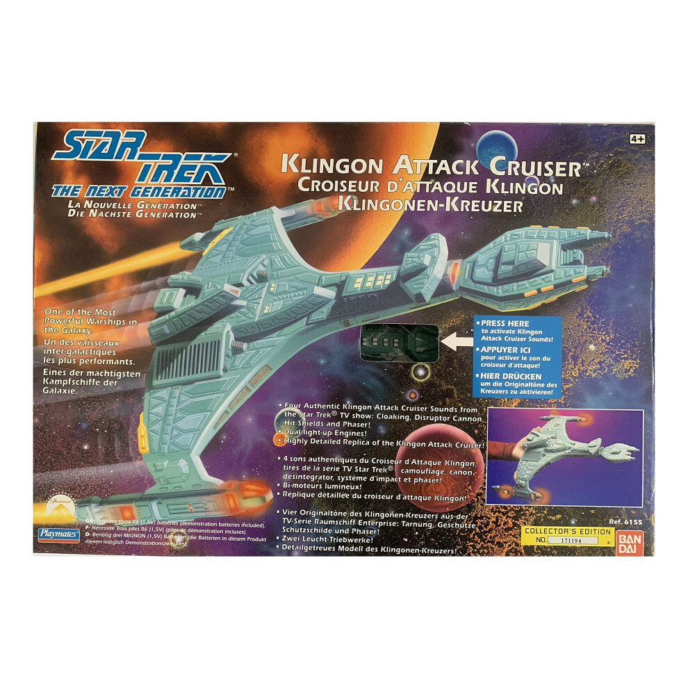 Star Trek The Next Generation Klingon Attack Cruiser