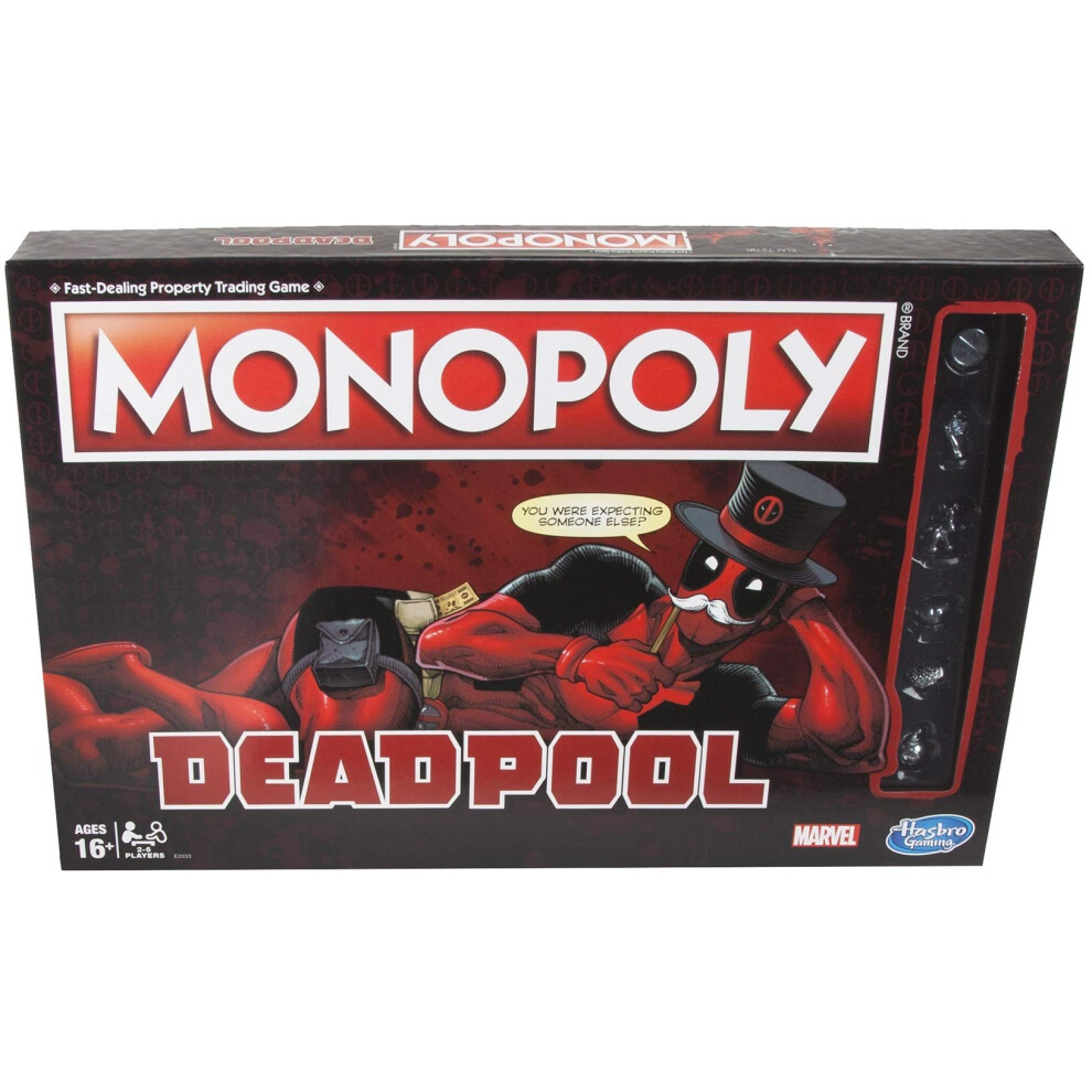 Hasbro Gaming Monopoly Game: Marvel Deadpool Edition