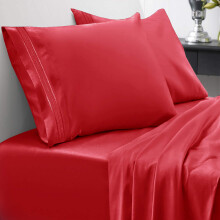 Queen Size Bed Sheets - Breathable Luxury Sheets with Full Elastic & S