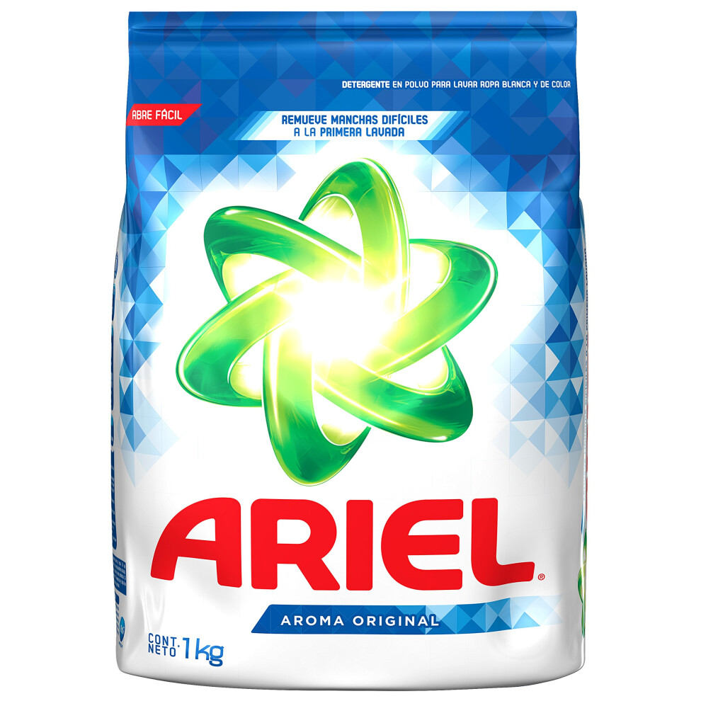 Ariel Laundry Detergent  35.27 Ounce  Original Scent  Powder Form  Eff