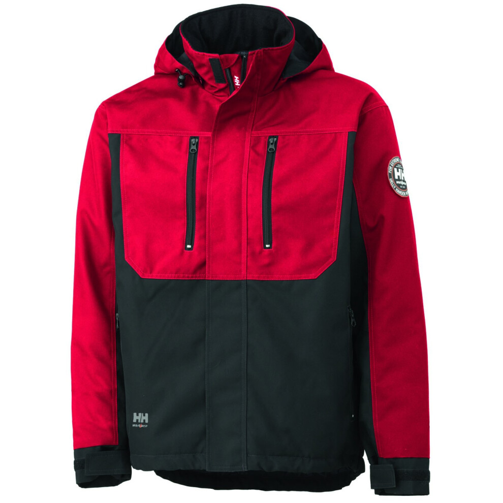 Helly-Hansen 76201_130-S Jacket Berg Size In S  Red/Black