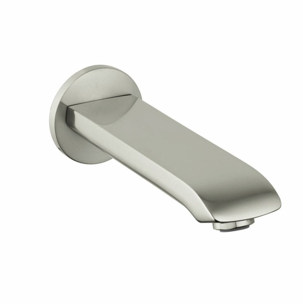 hansgrohe Tub Spout Premium 3-inch Modern Tub Spout in brushed nickel