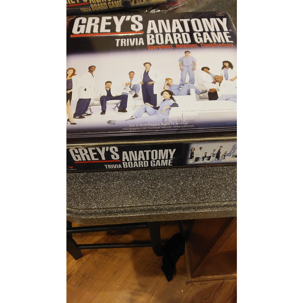 Spin Master Games Cardinal Industries Grey's Anatomy Game