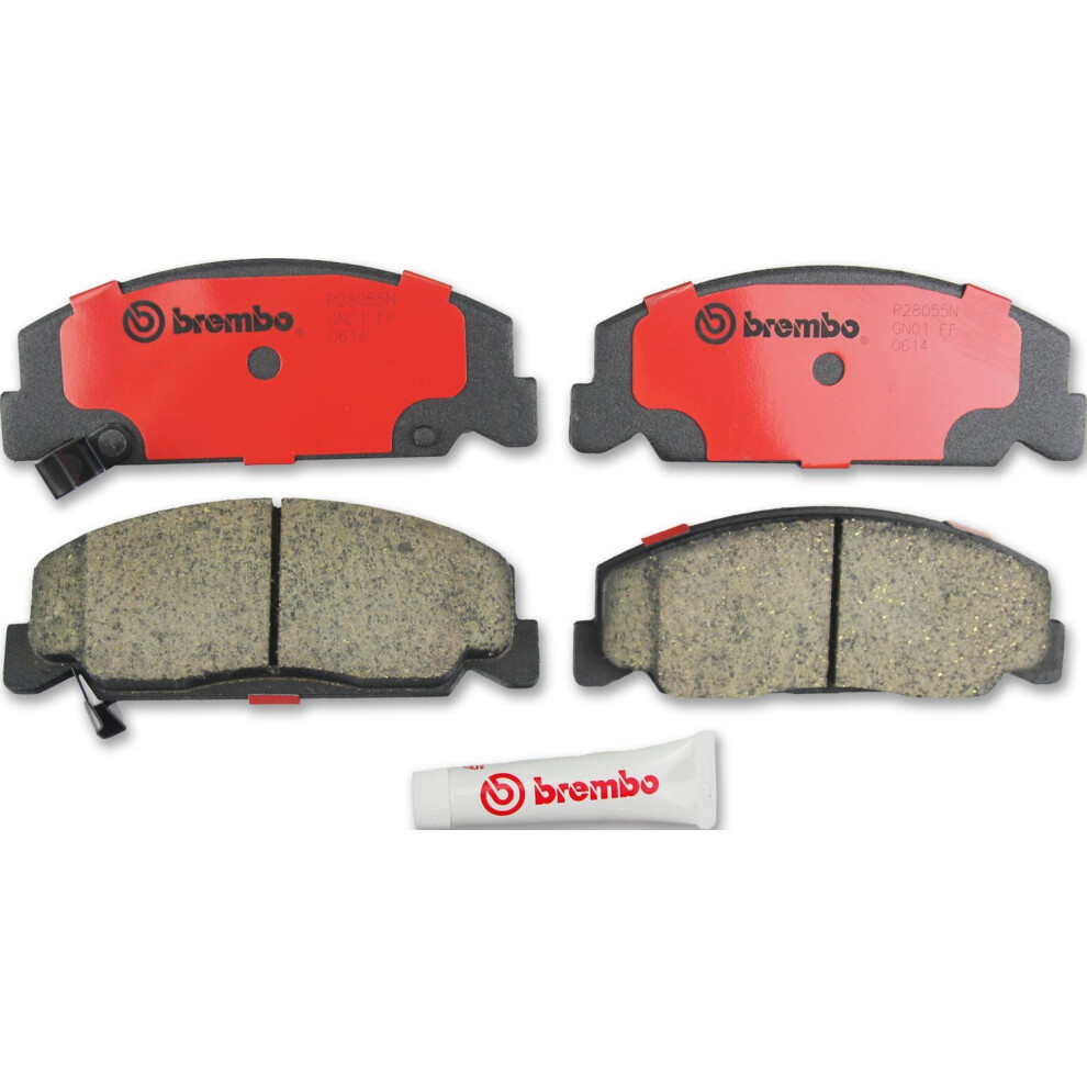 Brembo P28055N Premium Ceramic Front Disc Brake Pad Set HONDA OE# 4502