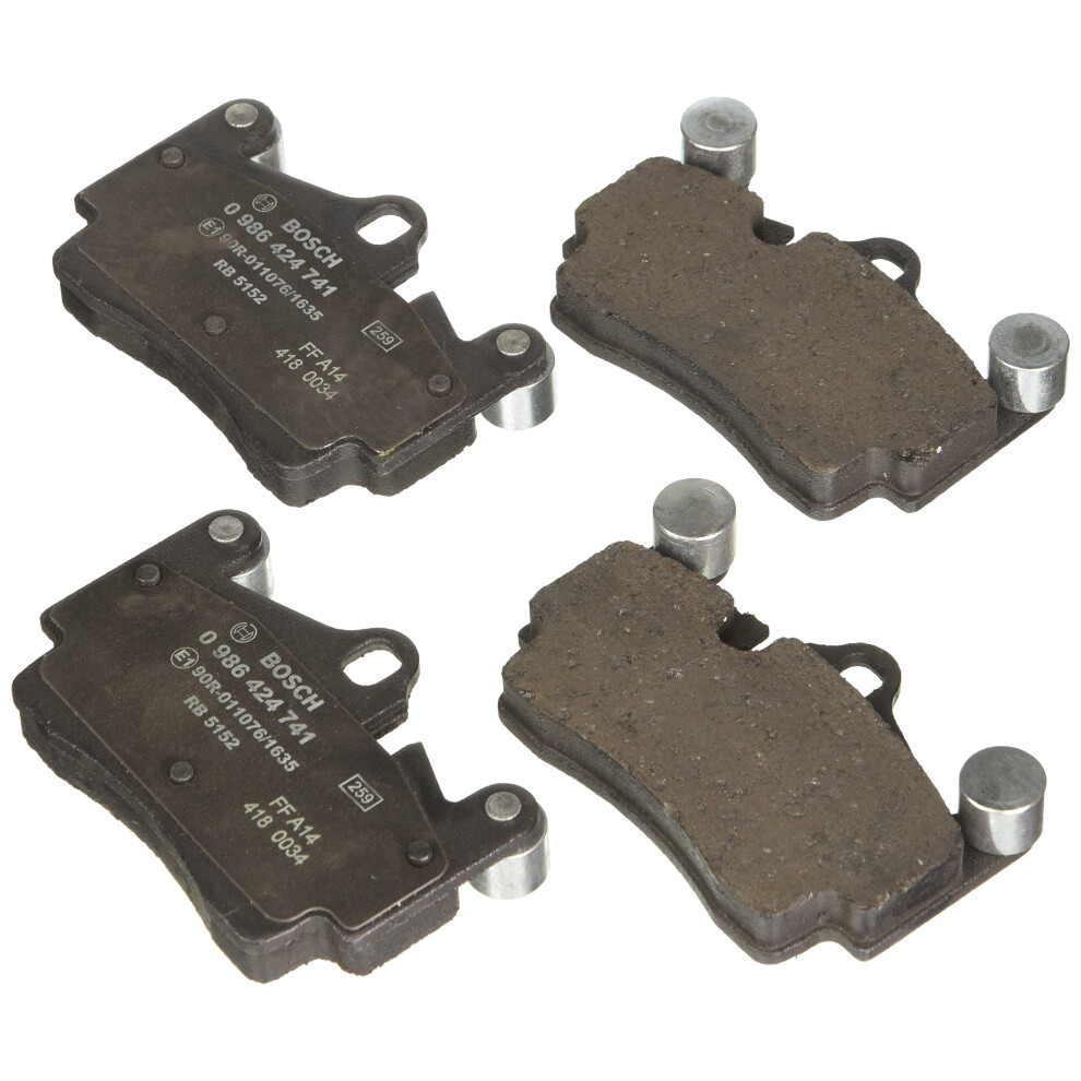 BOSCH 0986424741 EuroLine Disc Brake Pad Set - Compatible With Select