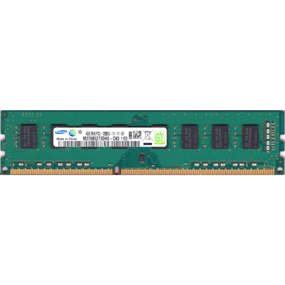 Samsung 4GB PC3-12800 DDR3-1600MHz non-ECC Unbuffered CL11 240-Pin DIM