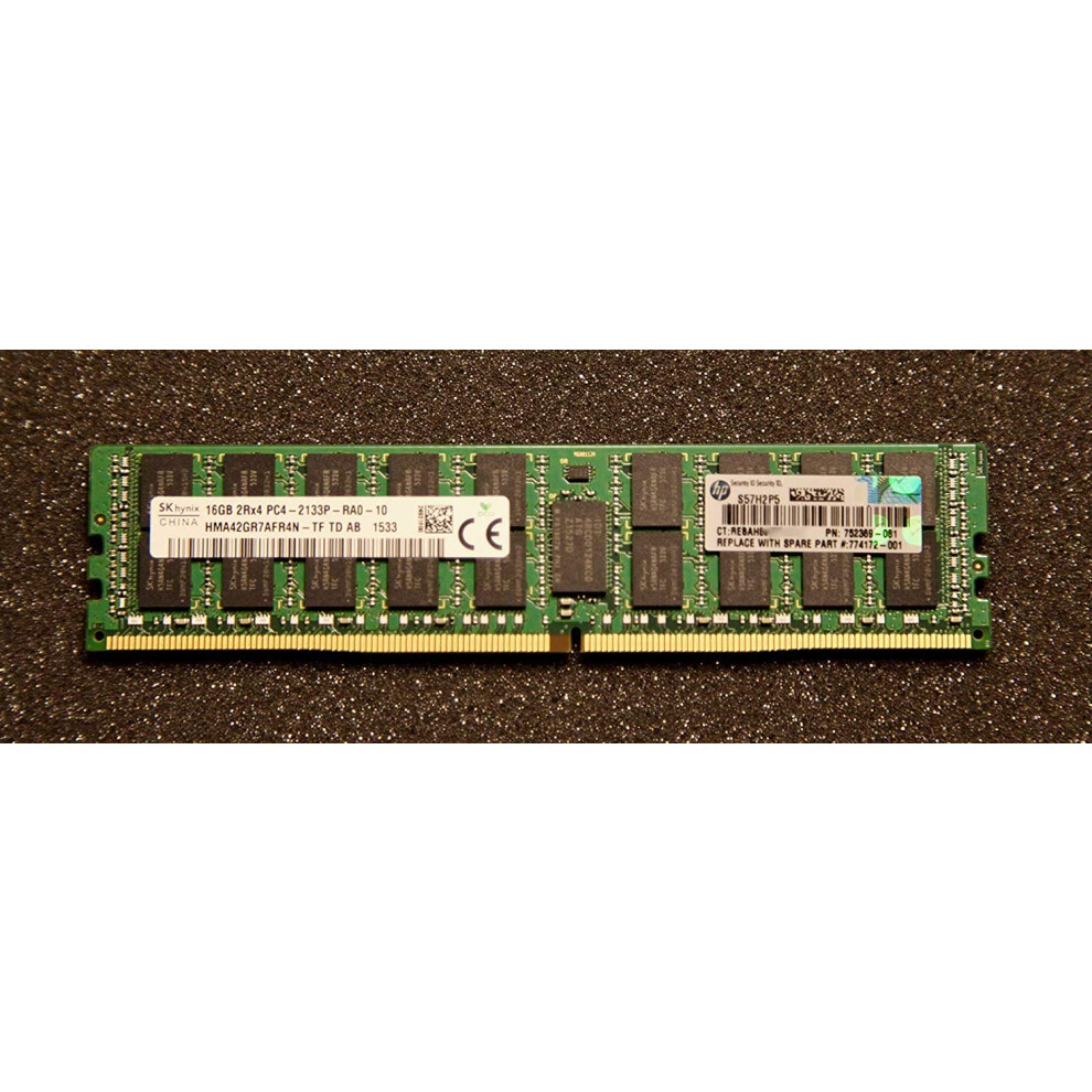 752369-081 Hewlett-Packard 16Gb 2Rx4 Pc4-2133P-R Memory Kit