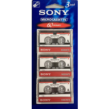 Sony 3MC-60B Mikroband - 3-pack