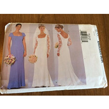 Butterick 6387 Symnster Misses' Petite Wedding / Brudtrnklnning Storlek 18-20-22