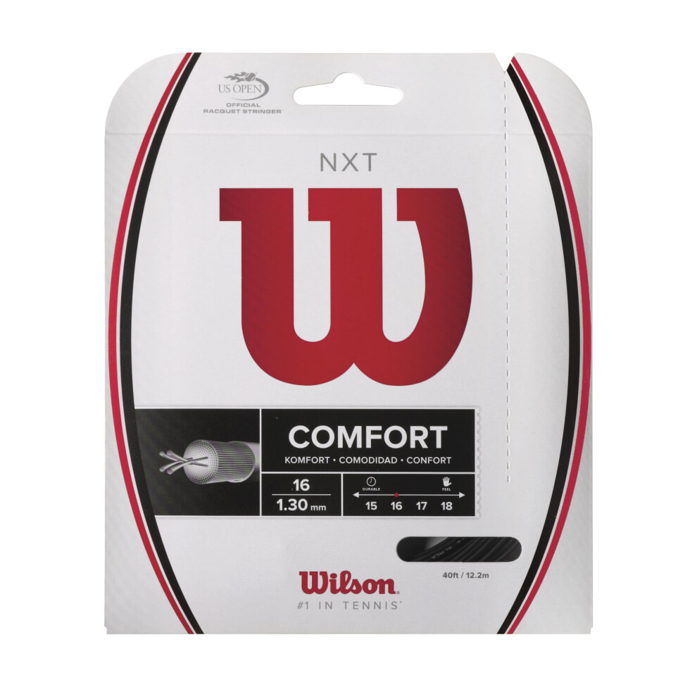 Wilson NXT 17 Tennis String - Set  Black