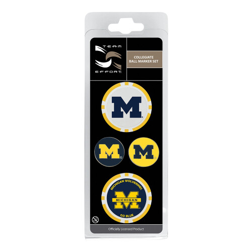 Équipe Effort Michigan Wolverines Set de Marqueurs de Balle