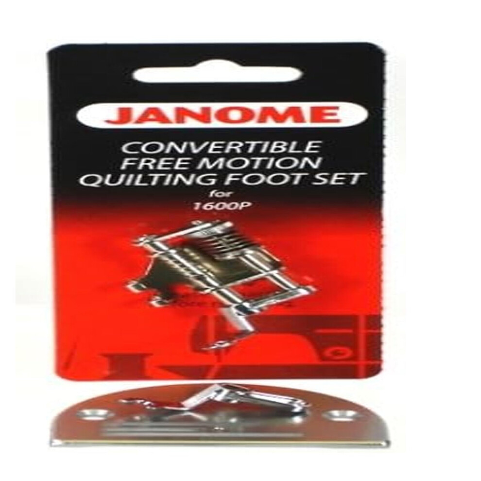 Janome Convertible Free M otion Quilting Foot Set for 1600P