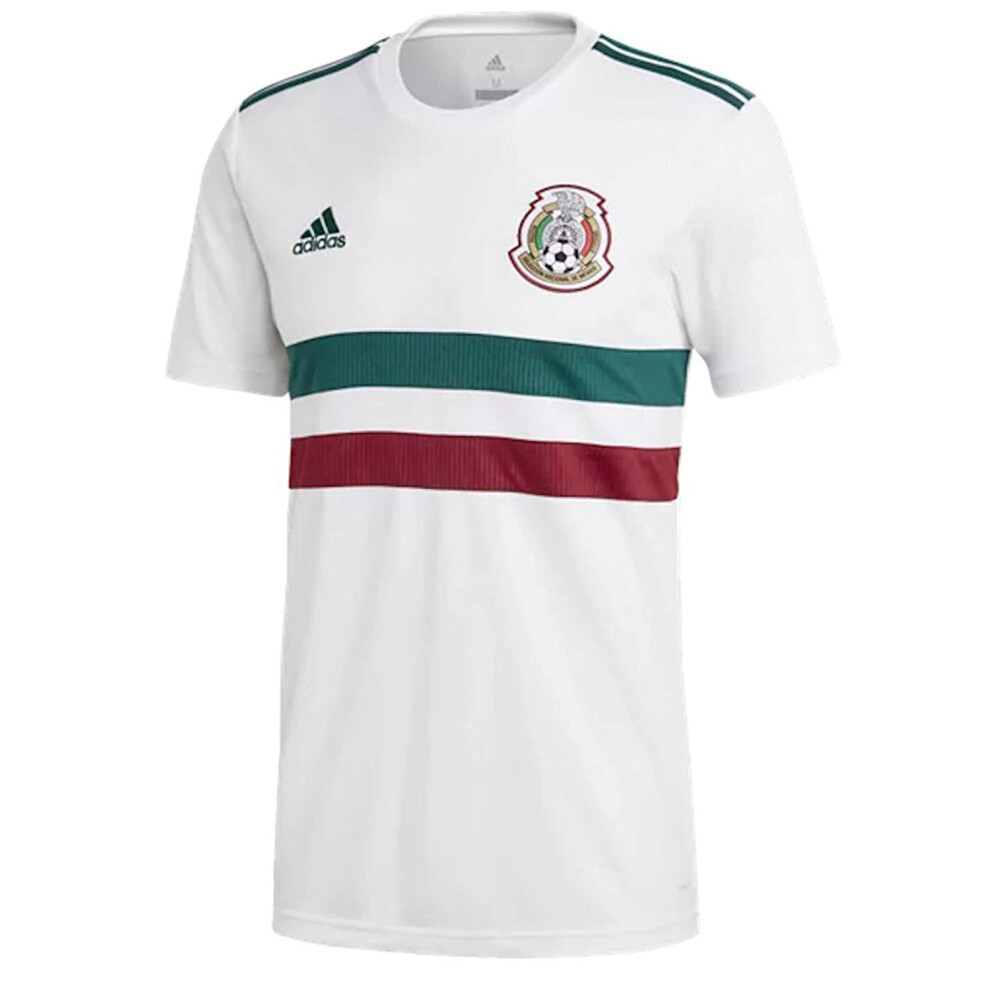 adidas Mexico Official Youth Away Soccer Jersey S/S World Cup Russia 2