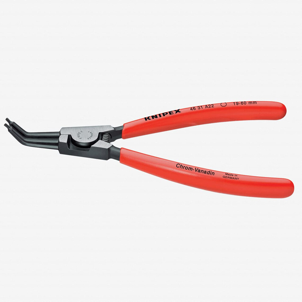 KNIPEX External 45 Angled Snap Ring Pliers-Forged Tips