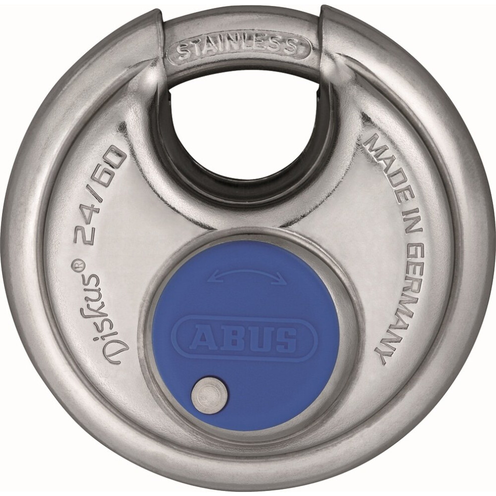 ABUS 24/60 Diskus Stainless Steel Padlock Keyed Alike