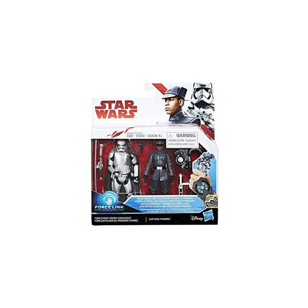 Star Wars Force Link Finn (First Order Disguise) & Captain Phasma Pack