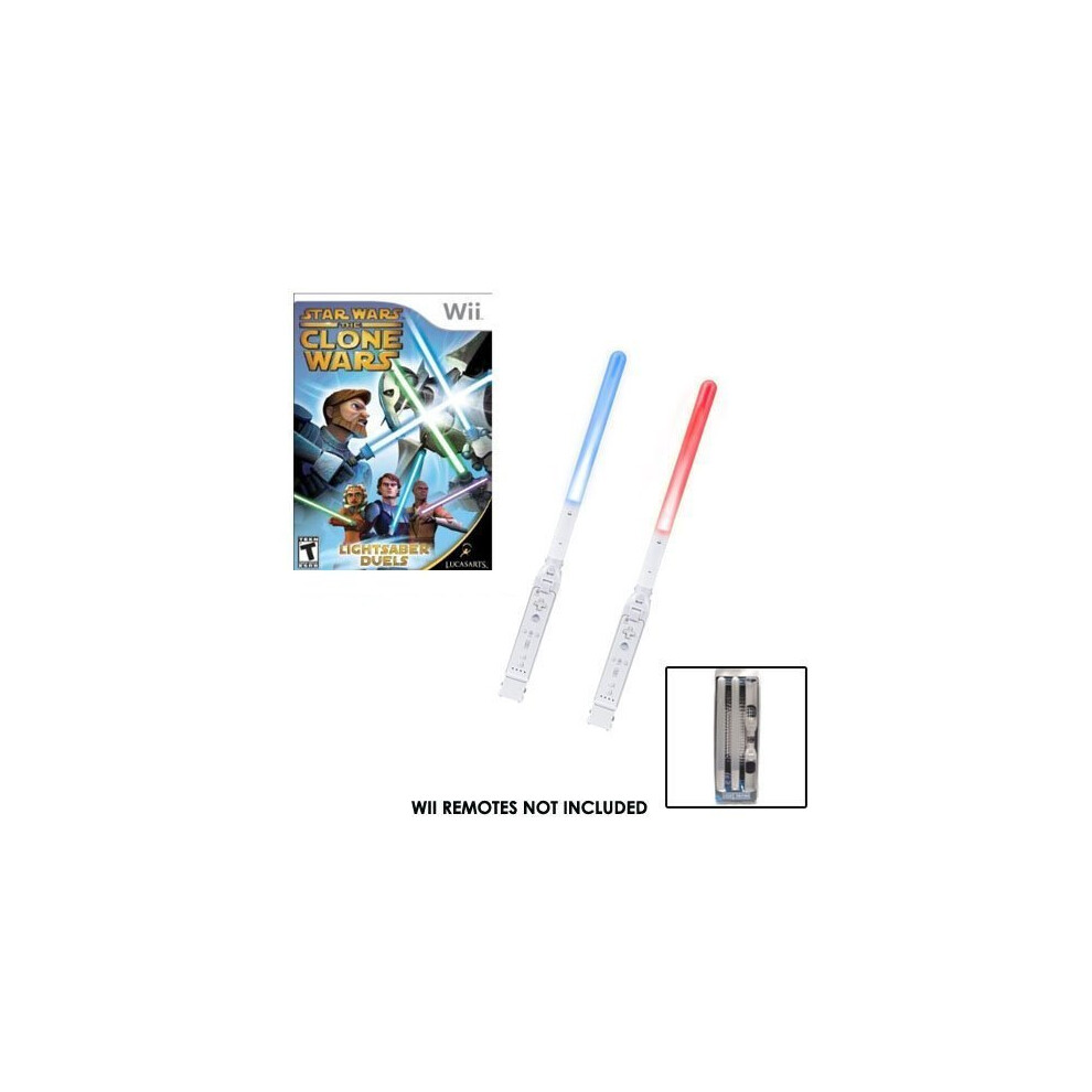 Star Wars The Clone Wars: Lightsaber Duels + Dual Glow Sabers for Nint