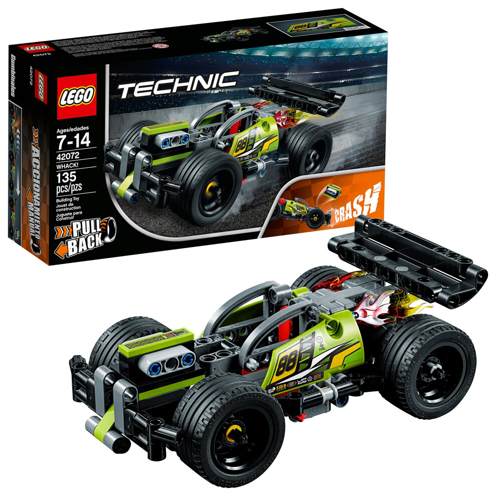 LEGO Technic WHACK! 42072 Building Kit with Pull Back Toy Stunt Car  P