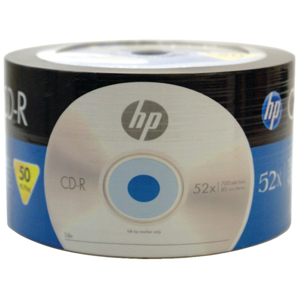 Hp 52x 700MB 80-Minute CD-R Media  50-Piece  Spindle (CR00070B)