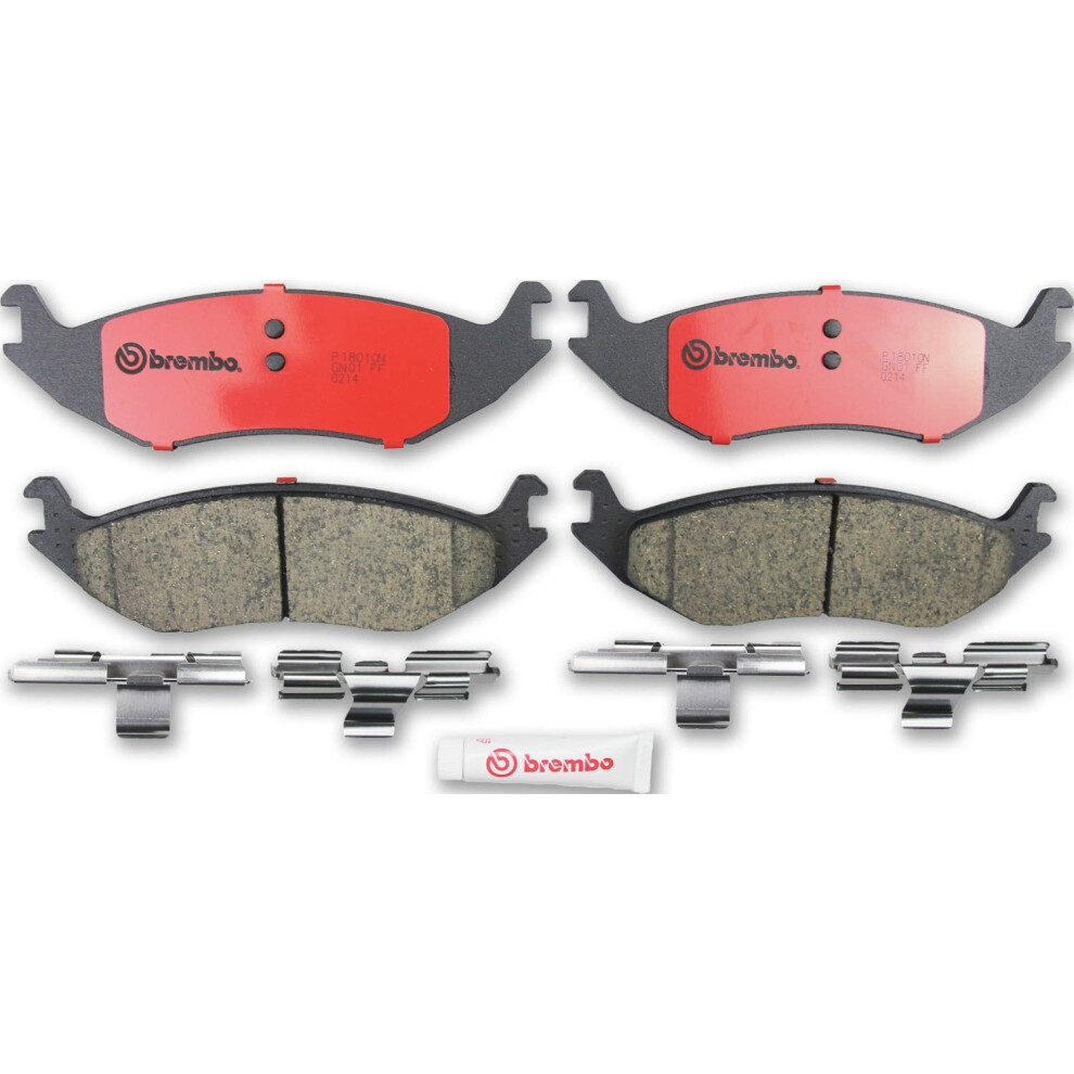 Brembo P18010N Premium Ceramic Rear Disc Brake Pad Set CHRYSLER/DODGE/