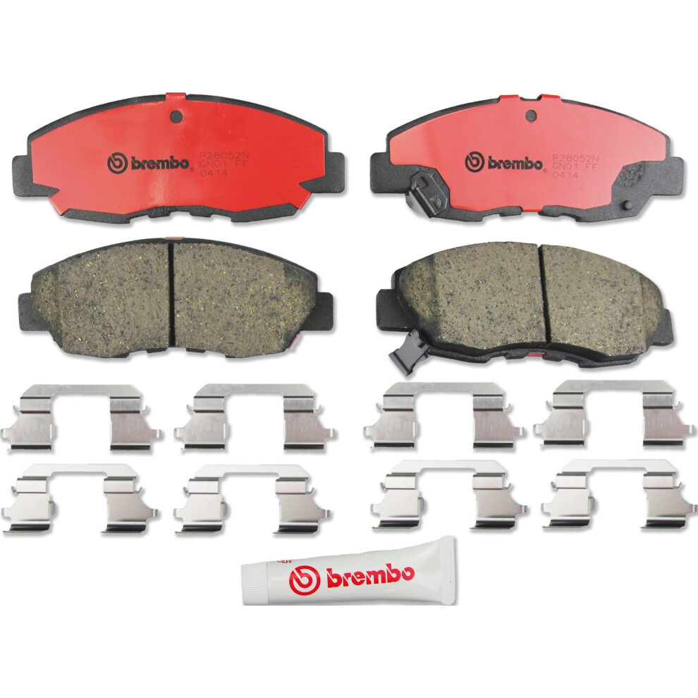 Brembo P28052N Premium Ceramic Front Disc Brake Pad Set HONDA OE# 4502