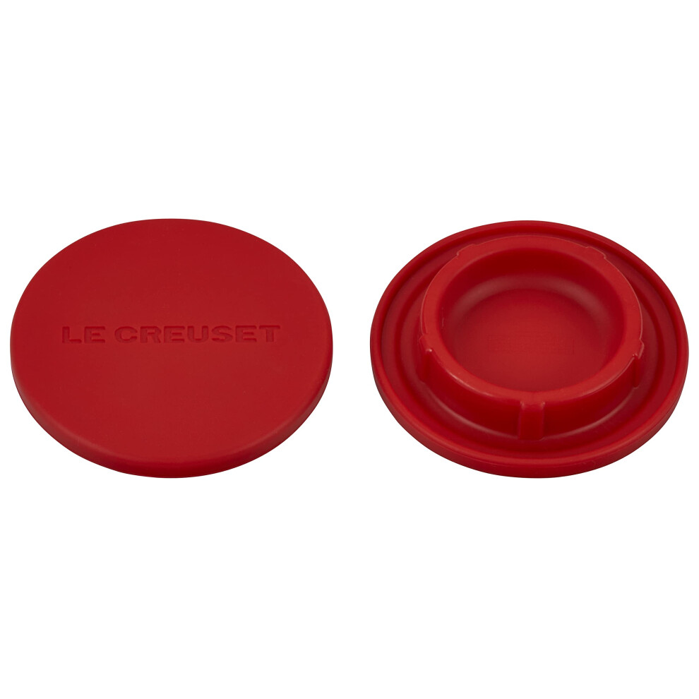 Le Creuset Silicone Mill Caps  2 1/2""  Cerise