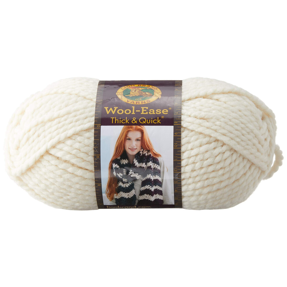 Lion 640-099 Wool-Ease Thick & Quick Yarn   97 Meters  Fisherman