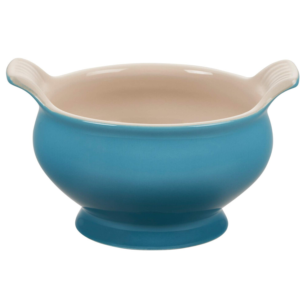 Le Creuset Stoneware Heritage Soup Bowl  20 oz.  Caribbean