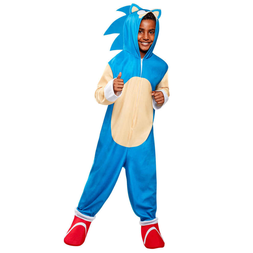 Rubie's boys Sonic Oversized Jumpsuit Costume  As Shown  Medium US