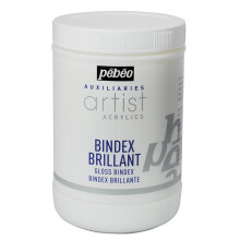 Pebeo Artist Acrylics Auxiliaries Gloss Bindex  1-Liter  33.81 Fl Oz (