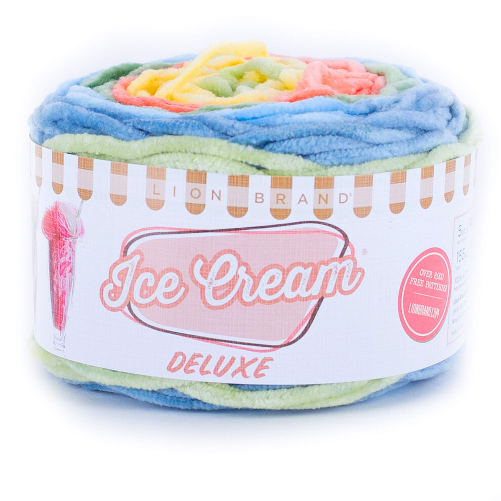 Lion Brand Yarn Ice Cream Deluxe yarn  LEWES