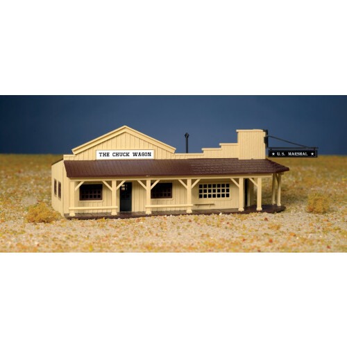 BACHMANN Bachmann Industries Marshal's Office and Restaurant Set  HO Scale 2
