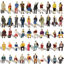 P8715 100 ks HO Mierka 1:87 Sediaci a stojaci ludia R   zne fig   rky Cestuj   ci Nov