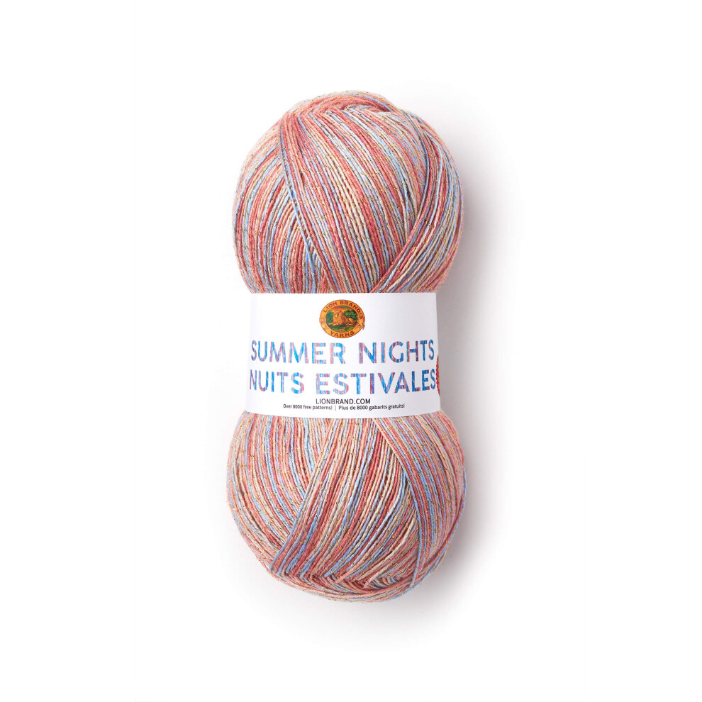 Lion Brand Yarn Summer Nights Bonus Bundle Yarn  Island Breeze (1 skei