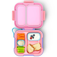 ZOKU - Bento Box with Ice Pack  Lunch Box for Kids  Easy to Carry and