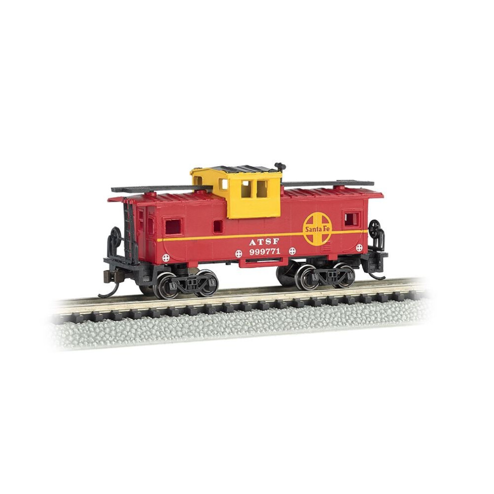 Bachmann - Santa Fe #999771 - Red - Ho Scale 36' Wide Vision Caboose