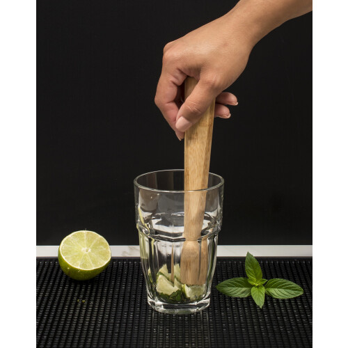 HIC Kitchen Pilon à Cocktail en Bambou Naturel 2