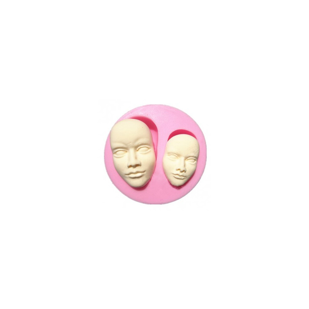 Photos - Bakeware Ialwiyo Human Face Silicone Mold Chocolate Polymer Clay Mould -130