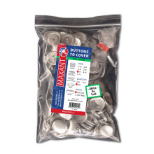 100 knoppen om te bedekken - Made in USA - Coverknoppen met draadoogruggen maat 45 (1 1/8"")