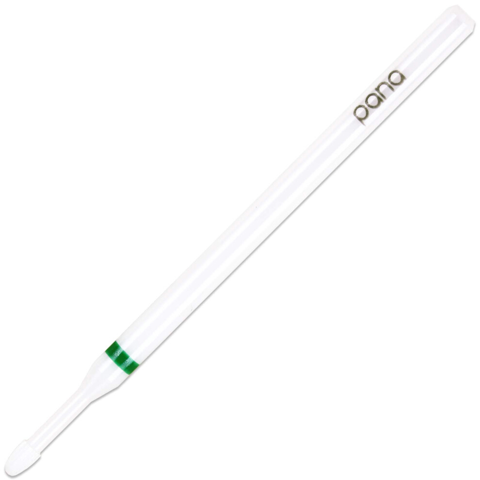 Pana 3/32" Shank Size Professional Usa - Cuticle Cleaner White Ceramic Bit Medium Grit - Nail Drill Bit For Dremel Machine
