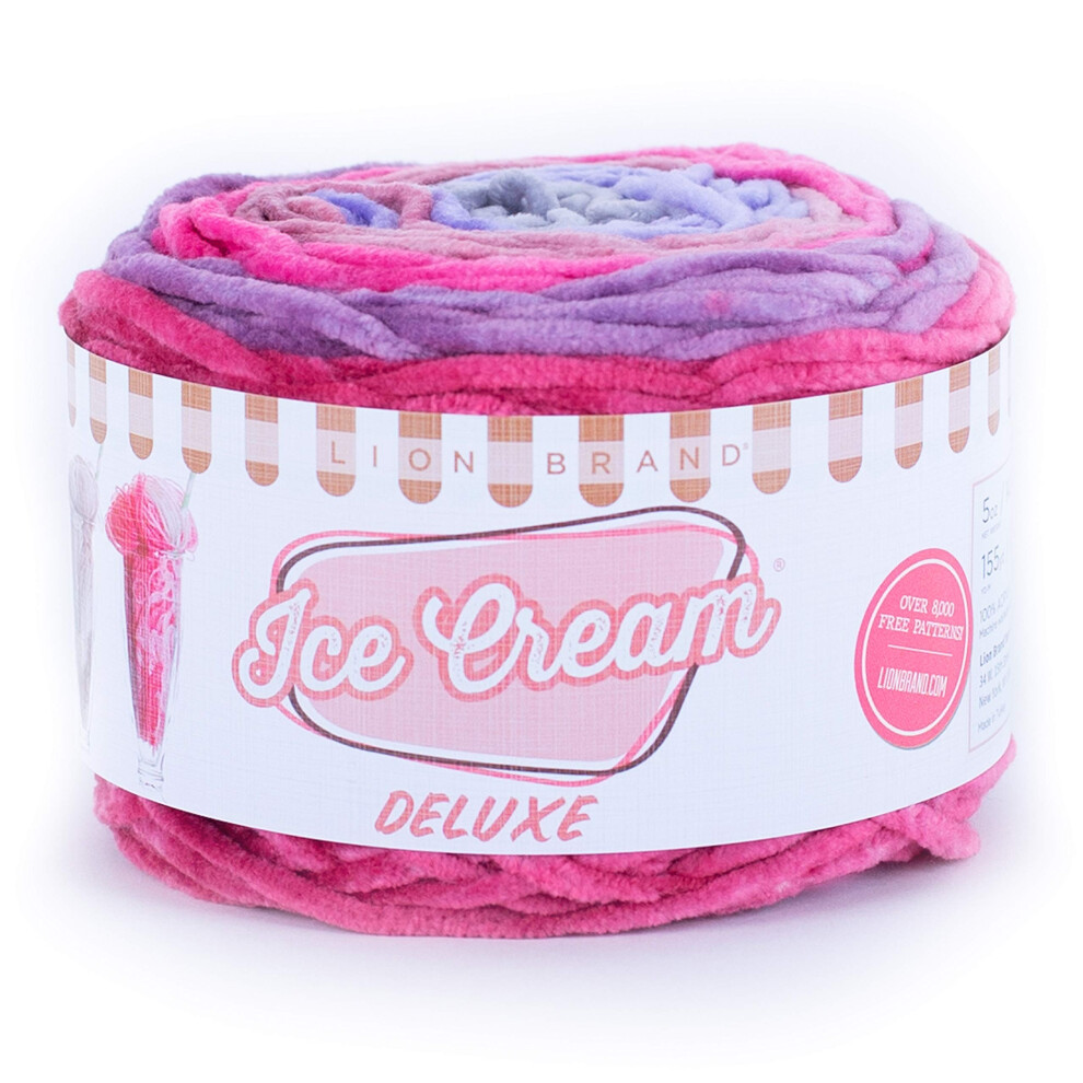 Lion Brand Yarn Ice Cream Deluxe yarn  MALIBU