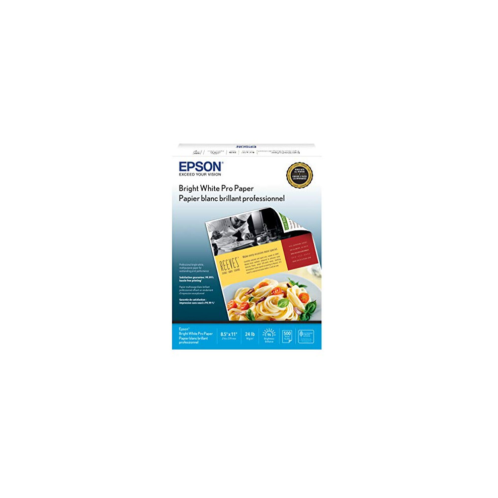 Epson Bright White Pro Paper - S041586-4  8.5"" x 11"" (500 sheets)